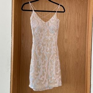 Champagne dress - great for Homecoming new no tag